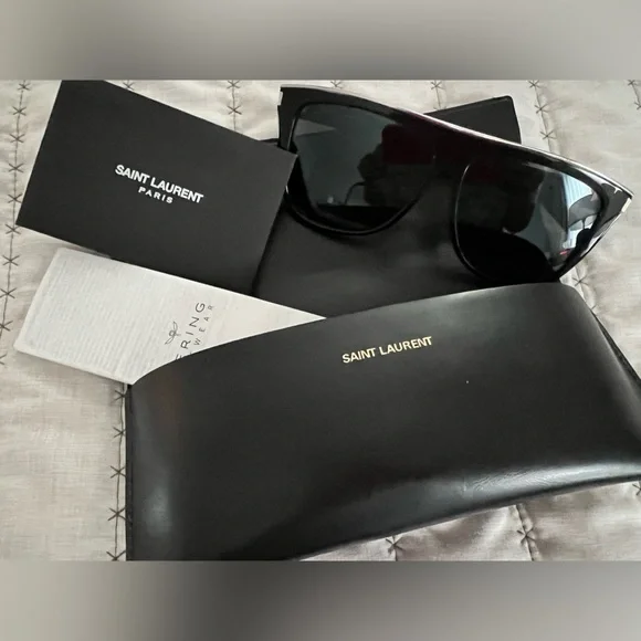 Saint Laurent | Accessories | Saint Laurent Glossy Black 